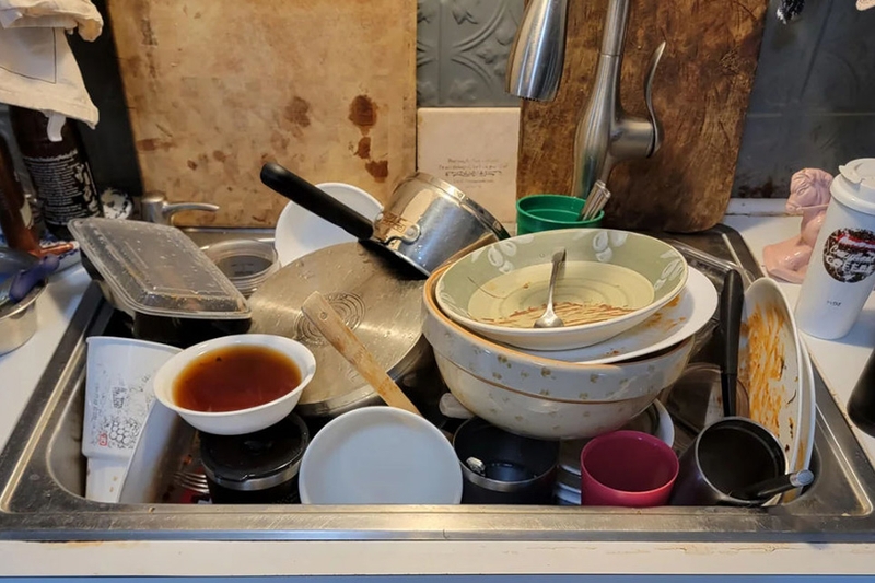 Sai lầm độc hại khi rửa bát - 05