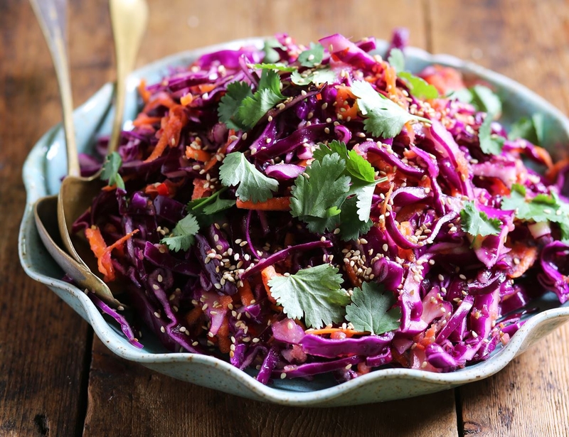 salad bắp cải tím trộn 6