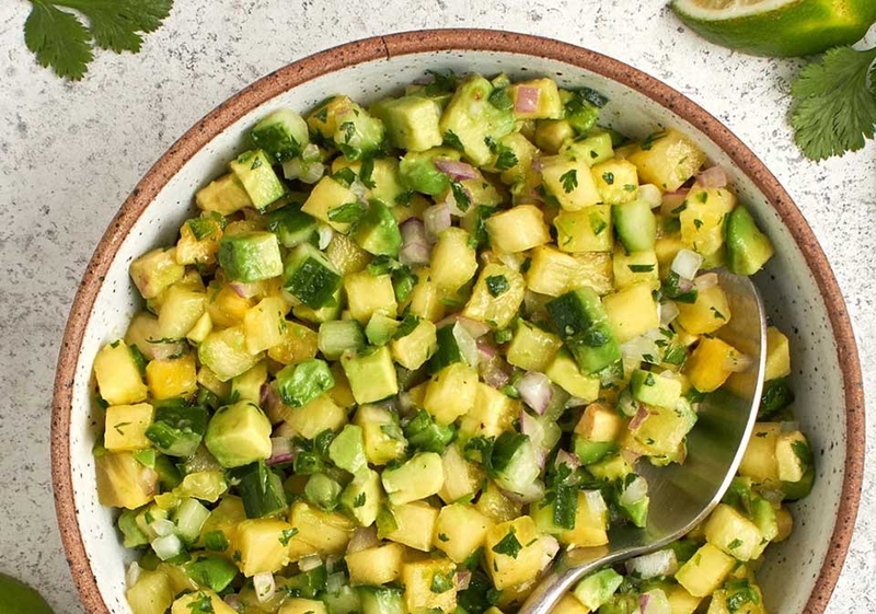 Salad bơ dứa - 07