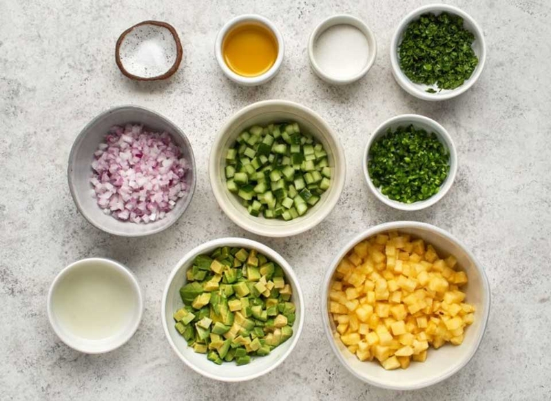 Salad bơ dứa - 06