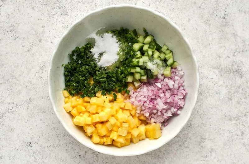 Salad bơ dứa - 05