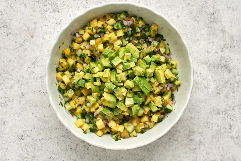 Salad bơ dứa - 03