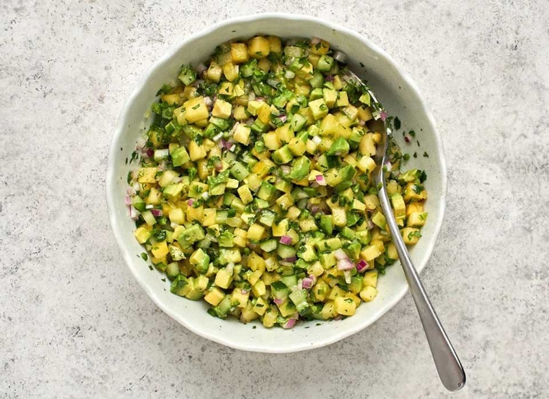 Salad bơ dứa - 02