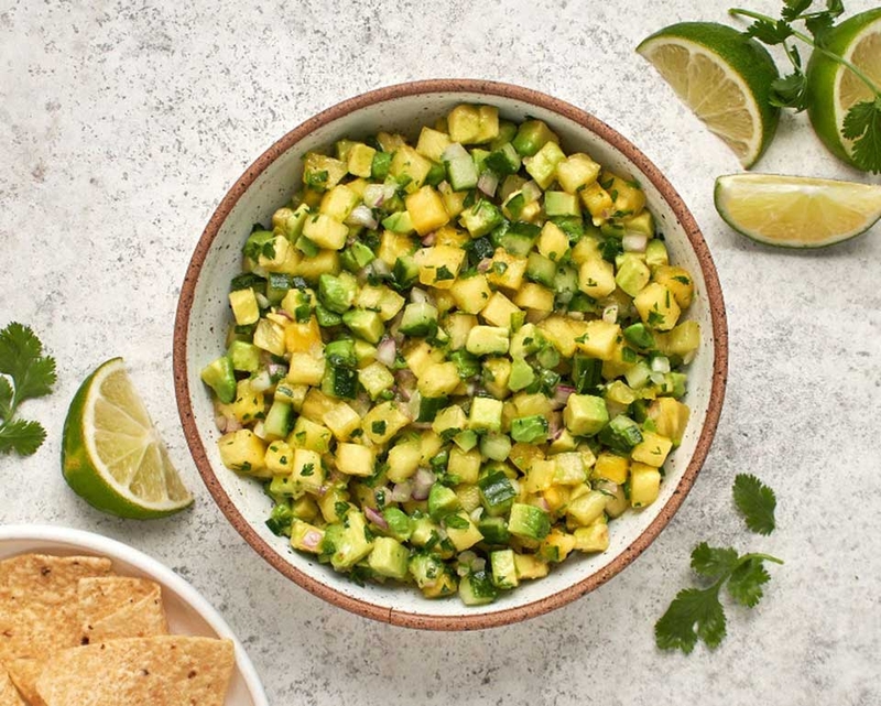 Salad bơ dứa - 01