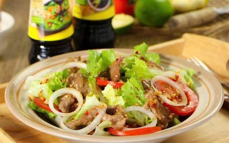 salad thịt bò ảnh 4