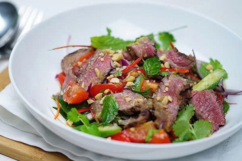 salad thịt bò ảnh 6