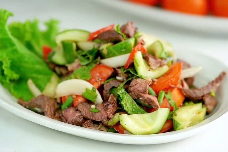 salad thịt bò ảnh 8