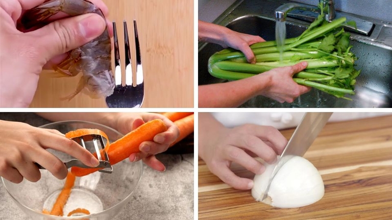 salad tôm cần tây sốt mayonnaise 2