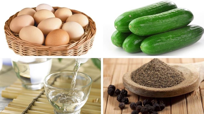 salad trứng và dưa chuột muối 1