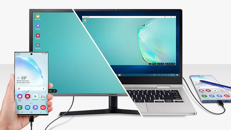 Kết nối Samsung DeX bằng cáp