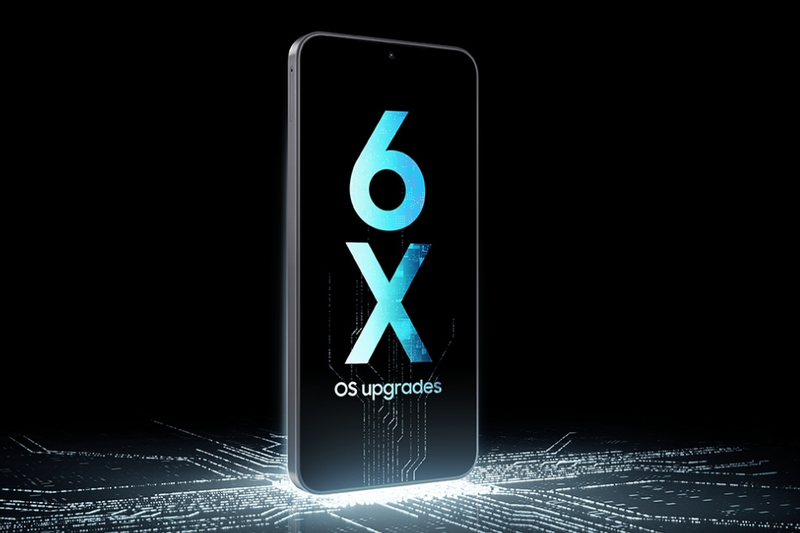 Samsung Galaxy A18 hỗ trợ tối đa 6 lần nâng cấp hệ điều hành