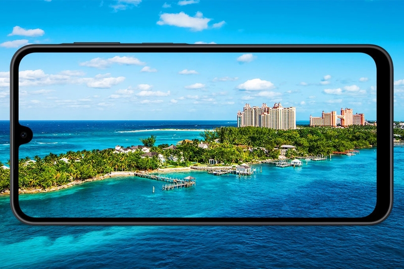 Galaxy A18 4G sở hữu màn hình Super AMOLED 6,7 inch, tần số quét tối đa 90 Hz
