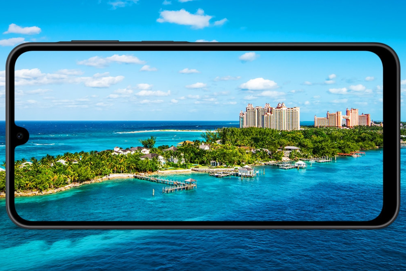 Galaxy A18 có màn hình Super AMOLED 6,7 inch sắc nét, tần số quét 90 Hz
