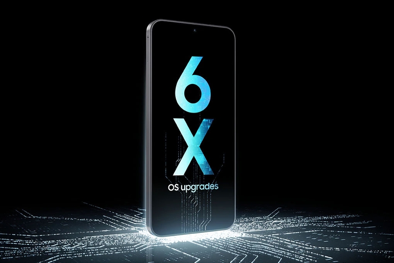 Galaxy A18 và Galaxy A08 được hỗ trợ tối đa 6 thế hệ nâng cấp hệ điều hành, kéo dài thời gian sử dụng phần mềm.