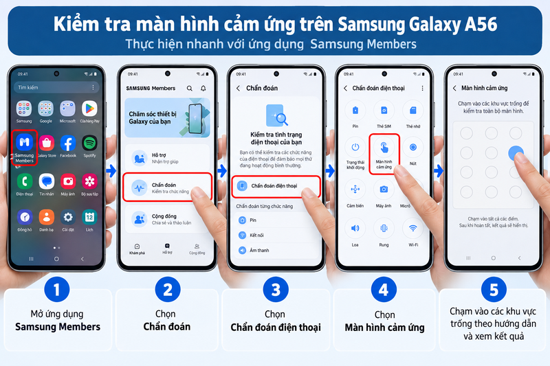 Samsung Galaxy A56 lỗi cảm ứng - hình 4