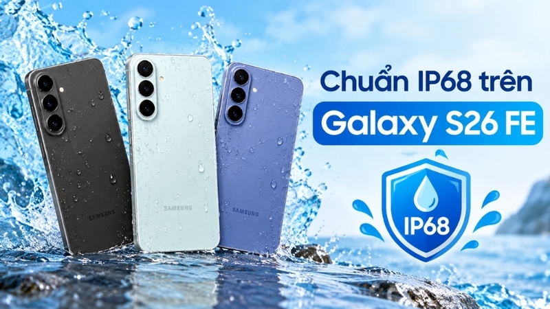 Chuẩn IP68 trên Galaxy S26 FE nghĩa là gì?