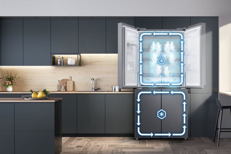 Twin Cooling Plus™ giữ rau củ, thịt cá tươi ngon