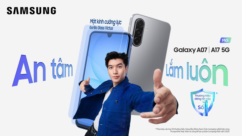 Samsung ra mắt Galaxy A17 series và Galaxy A07 1