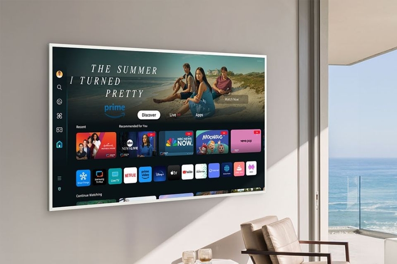 Samsung QA55LS03D sở hữu kho giải trí đa dạng