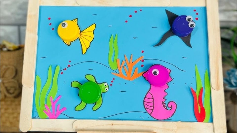 sản phẩm tái chế từ nắp chai nhựa 9