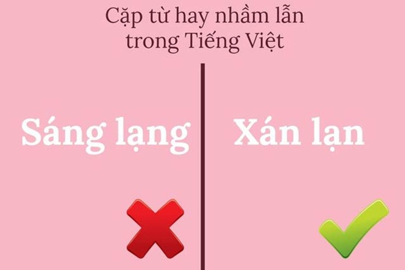 Sáng lạng hay xán lạn 8