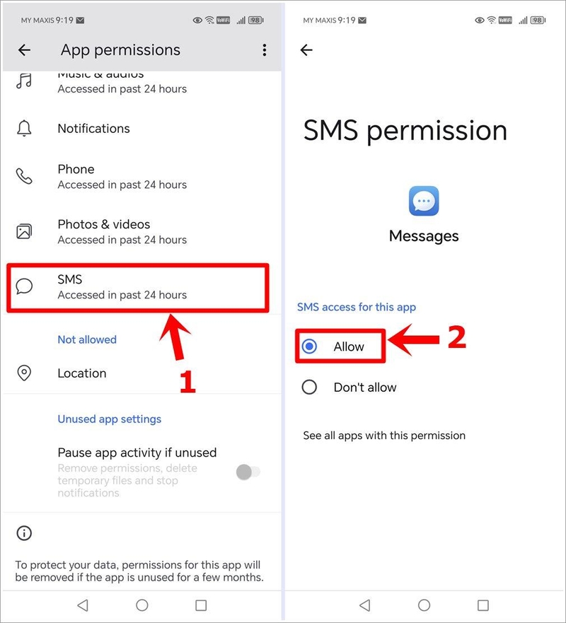 sao lưu tin nhắn SMS lên Gmail trên Android - Hình 3