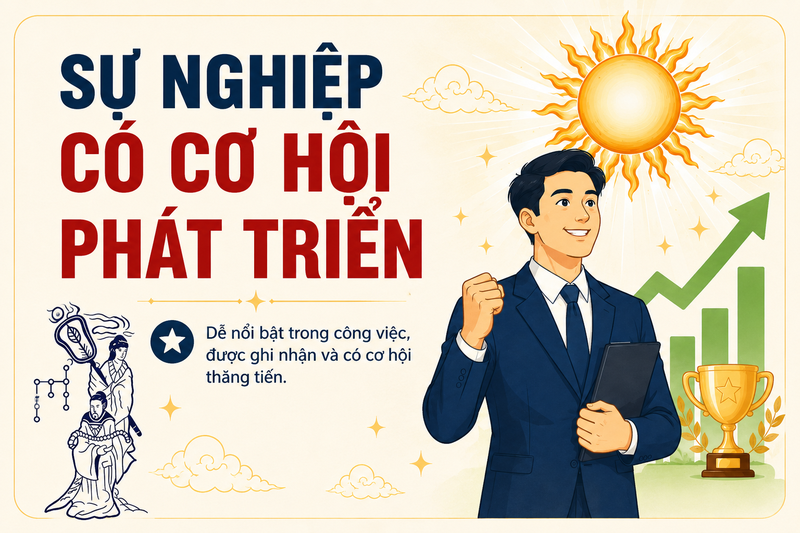 Sự nghiệp có nhiều cơ hội phát triển