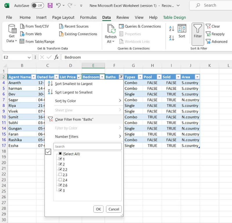 Mẹo sắp xếp dữ liệu trong Excel - 03