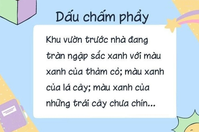 Sau dấu chấm phẩy có viết hoa không 2