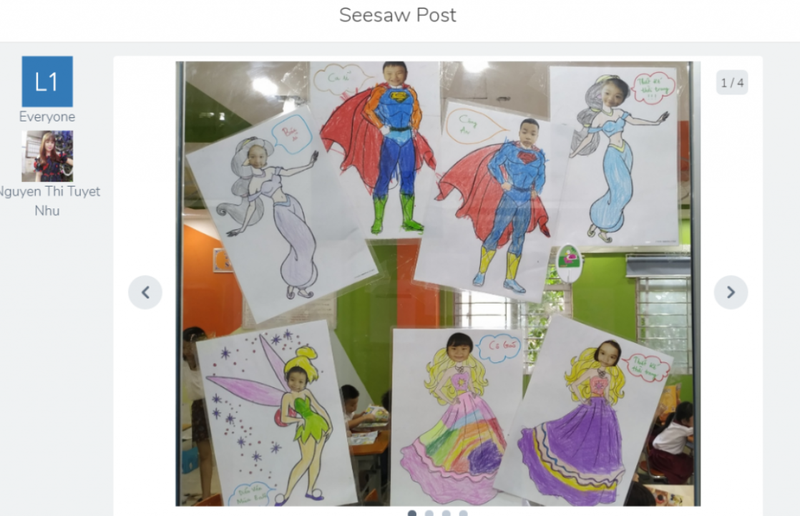 seesaw cho hoc sinh