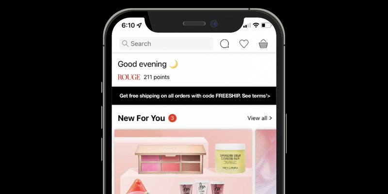 Ứng dụng Sephora có thể sử dụng tại Việt Nam
