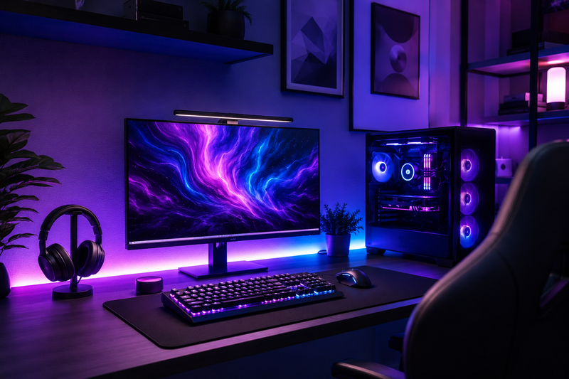 setup gaming rgb ảnh 2