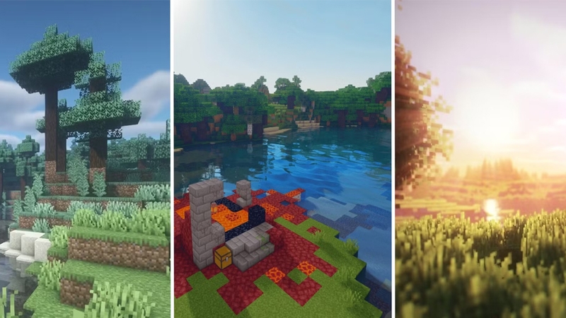 Shader Minecraft PE là các gói hoặc mod đồ họa trong game