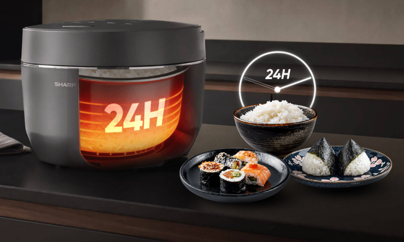 Nồi cơm điện cao tần áp suất Sharp 1.8 lít KS-XW181V-S - hình 9