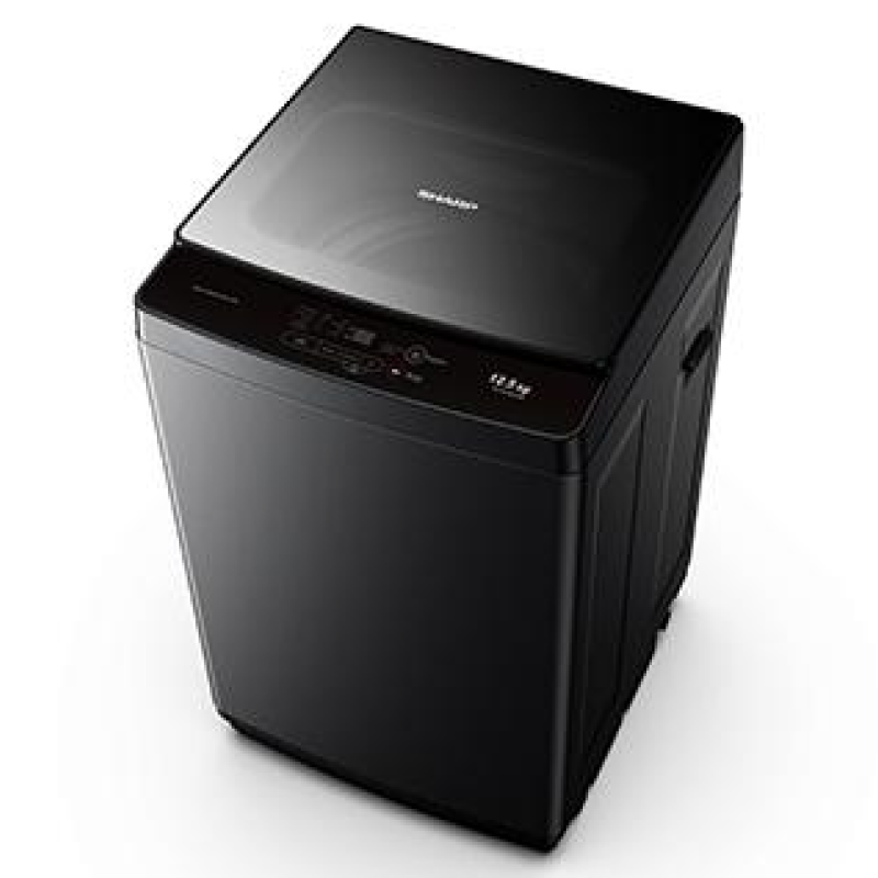 Máy giặt Sharp 12.5 kg ES-TM125CN-BK góc nghiêng bên phải