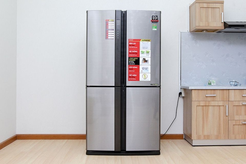 Tủ lạnh Sharp Inverter 556 lít SJ-FX630V-ST với thiết kế sang trọng cho không gian