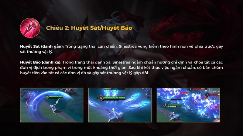 Chiêu 2 - Huyết Sát/Huyết Bão