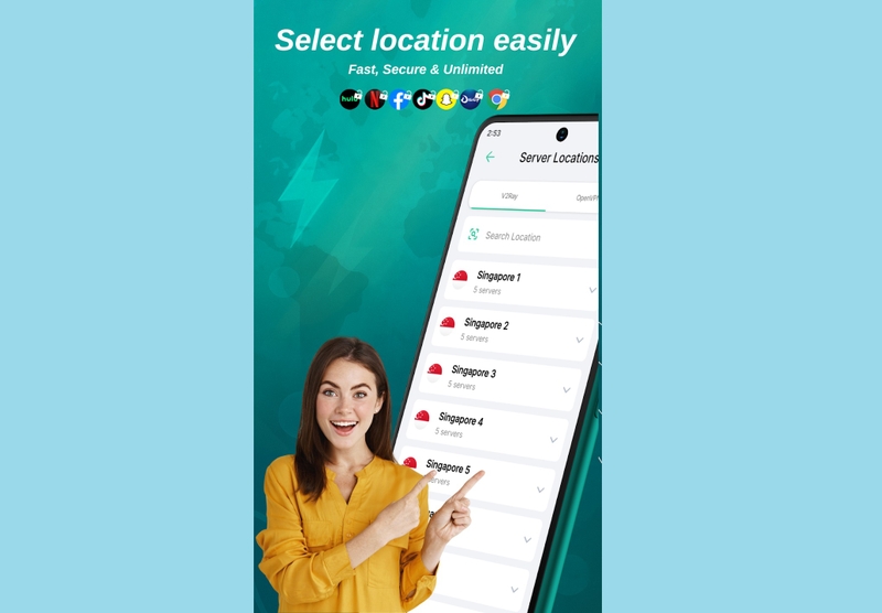 ứng dụng singapore vpn 3