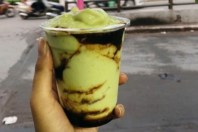 sinh tố bơ cà phê ảnh 1