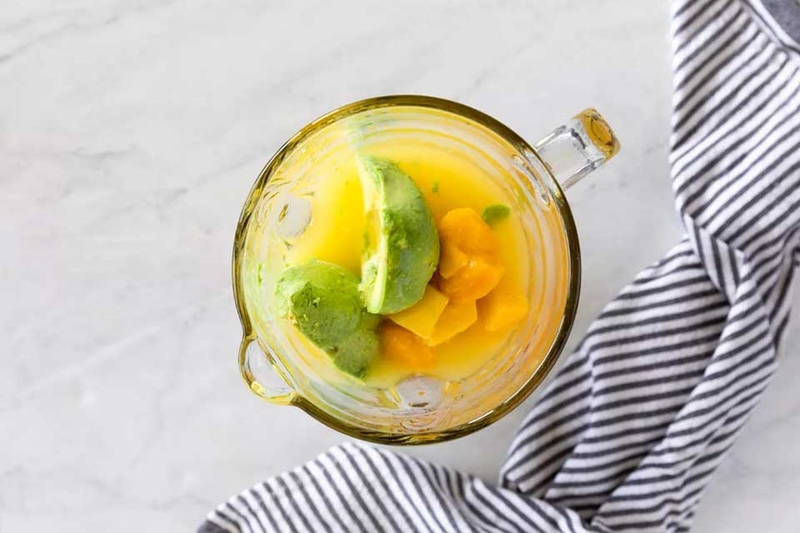 Sinh tố bơ xoài - 04