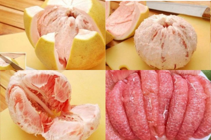 Sơ chế bưởi để không bị đắng