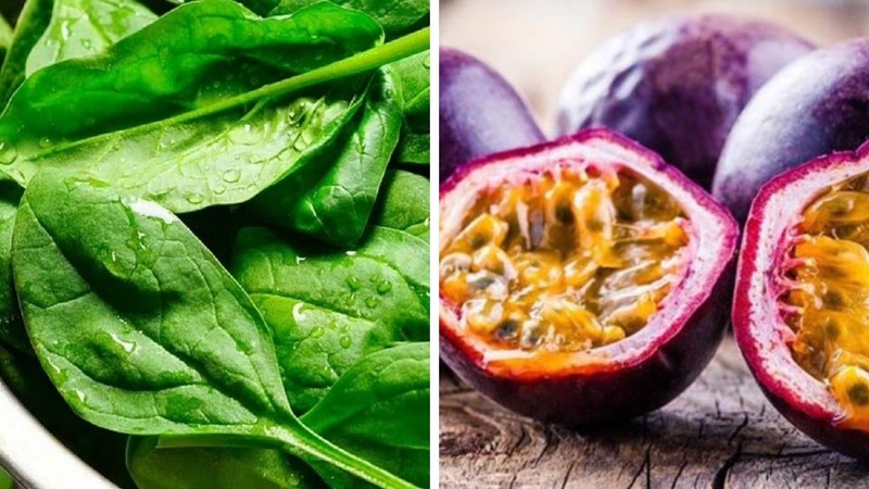 sinh tố cải bó xôi chanh dây 3