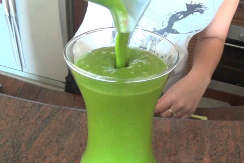 sinh tố cải bó xôi xoài chuối hình 10