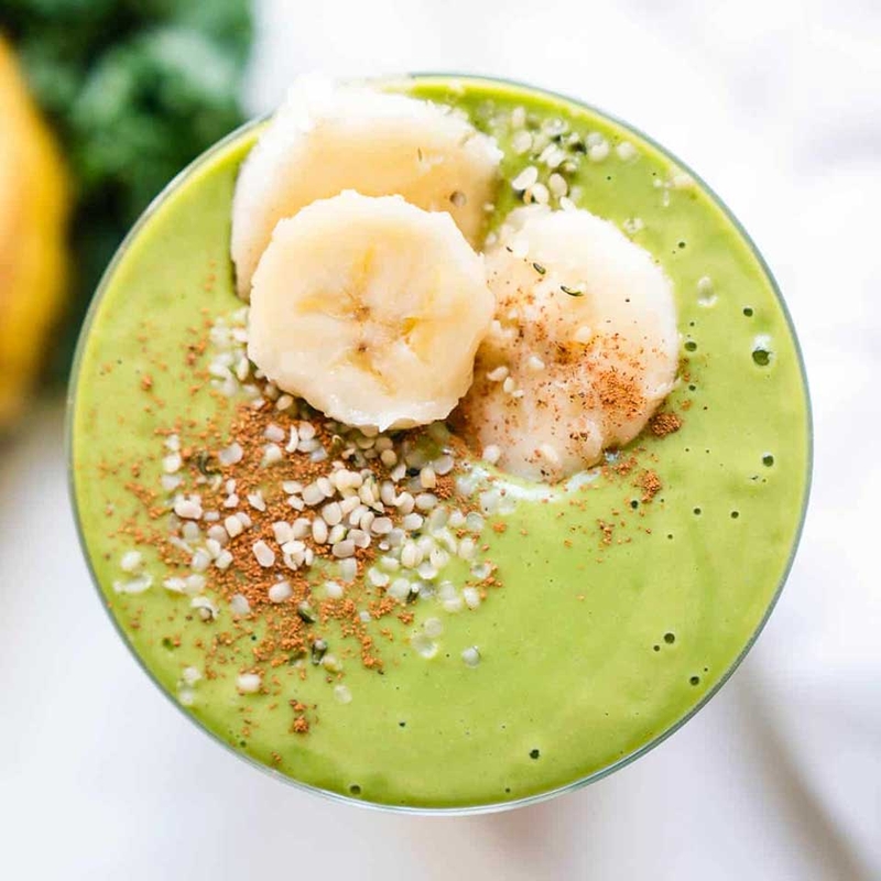 Sinh tố cải kale chuối - 08