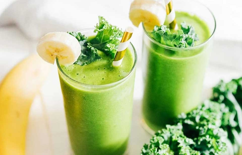 Sinh tố cải kale chuối - 01