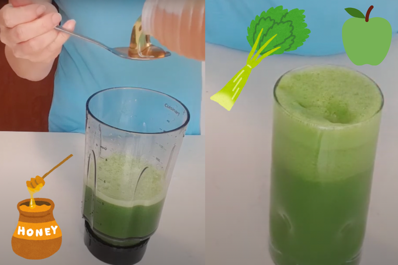 sinh tố cần tây táo xanh (4)