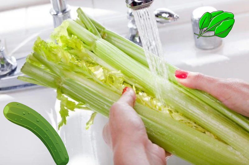 sinh tố dưa leo cần tây cải bó xôi (2)