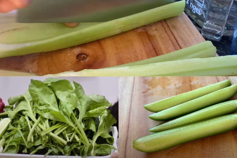 sinh tố dưa leo cần tây cải bó xôi (3)