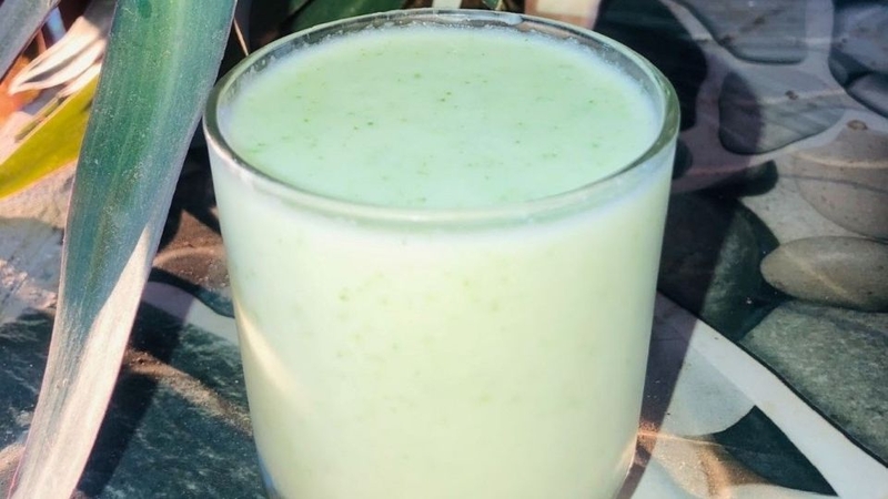 sinh tố dưa leo sữa chua 4