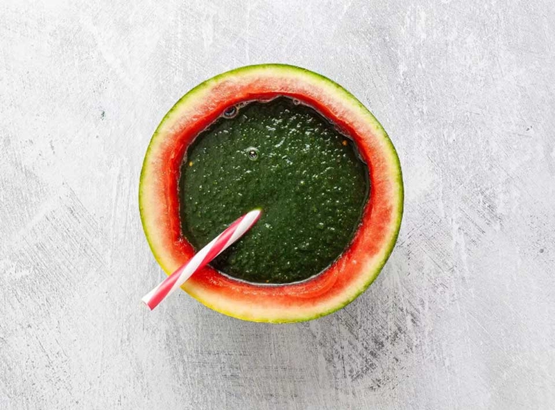 Sinh tố cải kale dưa lưới - 01